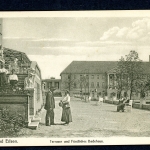 AK Bad Eilsen Landkreis Schaumburg Terrasse und fürstl. Badehaus um 1920 ungebraucht #JS404