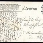 AK Feldpostkarte Deutscher Luftflotten-Verein Beobachtungsballon um 1916 gebraucht #IN342