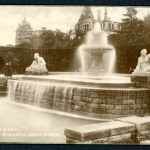 AK Baden-Baden Josefinen-Brunnen 1925 gebraucht #IU946