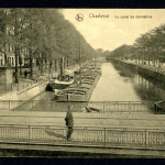 AK Charleroi (Belgien) Canal de derivation 1917 gebraucht #IU948