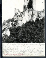 AK Drachenfels Burgruine 1901 gebraucht #IU949