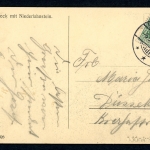 AK Niederlahnstein Rhein-Lahn-Kreis Burg Lahneck 1913 gebraucht #IU959