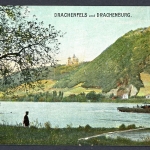 AK Drachenfels Drachenfels, Drachenburg, Dampfschiff um 1910 gebraucht #IN722