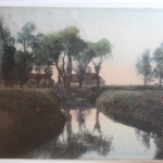 AK Deutschland Landschaftsbild Künstlerkarte 1905 gebraucht #PD037