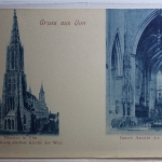AK Ulm Münster in Ulm Mehrbildkarte ungebraucht #PD103