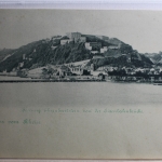AK Koblenz Festung Ehrenbreitstein von der Eisenbahnbrücke ungebraucht #PD117