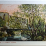 AK Halle a. S. Moritzburg mit Burgbrücke ungebraucht #PD138