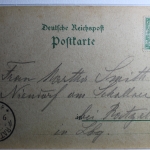 AK Berlin Berolina u. National-Gallerie Mehrbildkarte 1899 gebraucht #PD153
