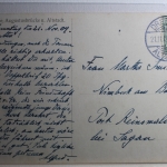 AK Dresden Carola- , Augustbrücke, Altstadt Künstlerkarte 1909 gebraucht #PD165