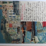AK Neapel Via Marinella e Castel S. Elmo Künstlerkarte 1902 gebraucht #PD202