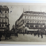 AK Berlin Unter den Linden und Ecke Frierichstrasse 1915 gebraucht #PD247
