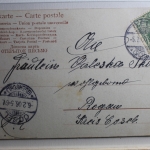 AK Deutschland Grußkarte 1906 gebraucht #PD259