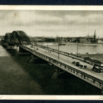 AK Düsseldorf Alte Oberkasseler Brücke um 1900 ungebraucht #IN757