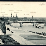 AK Dresden Terrassen-Ufer 1908 gebraucht #IN783