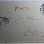 AK Heidelberg Altstadt und Schloss 1901 gebraucht #PD293