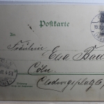 AK Deutschland Künstlerkarte 1901 gebraucht #PD299