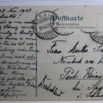 AK Basel Deutschrittergarten mit Münster 1908 gebraucht #PC423