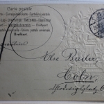 AK Deutschland Glückwunschkarte 1906 gebraucht #PC442