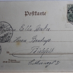AK Deutschland Künstlerkarte 1900 gebraucht #PC444