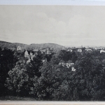 AK Gremsmühlen Villa Eulenlug, Blick v. Balkon auf die Villen ungebraucht #PC464