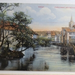 AK Erfurt Junkersand mit Schwaninsel ungebraucht #PC465