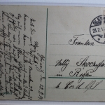 AK Deutschland Grußkarte 1917 gebraucht #PC482