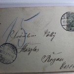 AK Deutschland Grußkarte 1907 gebraucht #PC526
