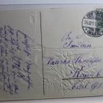 AK Deutschland Grußkarte 1910 gebraucht #PC527