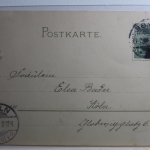 AK Deutschland Grußkarte 1901 gebraucht #PC552