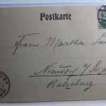 AK Mölln i. Lbg. Stadtansicht 1901 gebraucht #PC588