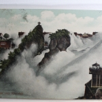 AK Schaffhausen Gruss vom Rheinfall 1908 gebraucht #PC597