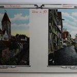 AK Ulm Der Metzgerturm u. Blauansicht Mehrbildkarte ungebraucht #PC623