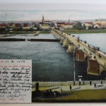 AK Dresden Blick vom Turm der Kath. Hofkirche 1902 gebraucht #PC647