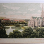 AK Stuttgart Johanneskirche mit Feuersee ungebraucht #PC671