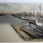AK Bremen Freihafen Lagerhäuser, Schiffe ungebraucht #PC679