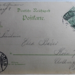 AK Deutschland Künstlerkarte 1901 gebraucht #PC763