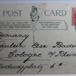 AK Deutschland Grußkarte 1905 gebraucht #PC776