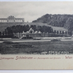 AK Wien XIII, K. k. Schlossgarten Schönbrunn m. Neptunsgrotte ungebraucht #PC812
