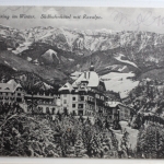 AK Semmering im Winter, Südbahnhotel mit Raxalpe gebraucht #PC828