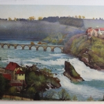AK Rheinfall Schloss Laufen ungebraucht #PC905