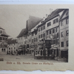 AK Stein a. Rh. - Bemalte Häuser am Marktplatz ungebraucht #PC927