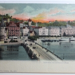 AK Luzern Seebrücke mit Schweitzerhofqual ungebraucht #PC941