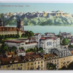 AK Lausanne l`Université et les Alpes ungebraucht #PC943