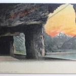 AK Axenstrasse am Vierwaldstättersee mit Blick nach Bristen ungebraucht #PC959