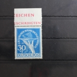 Berlin 70I postfrisch mit Blockrand, Plattenfehler II #RZ915