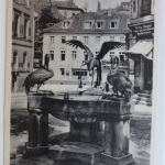 AK Baden-Baden Reiherbrunnen ungebraucht #PD339
