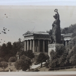 AK München Ruhmeshalle m. Bavaria 1931 gebraucht #PD335