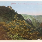 AK Bodetal Partie mit Walpurgisrestaurant u. Bismarckfelsen ungebraucht #PD350