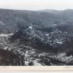 AK Schwarzburg Blick vom Trippstein 1928 gebraucht #PD384