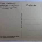 AK Deutschland Porträtkarte - Generalmajor von Hindenburg ungebraucht #PD475